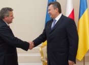 Янукович сегодня встретится с президентом Польши