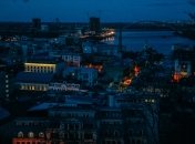 Киевский Подол во время аварийных отключений света