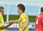 Сборная Украины разгромила Албанию