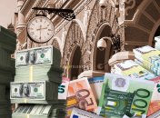 В Украине курс евро рассчитывается через доллар