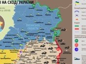 Карта АТО на востоке Украины (9 марта)