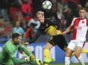 Боруссия Д добыла первую победу в Лиге чемпионов, обыграв Славию (Видео)