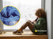 Окно в мороз, мальчик