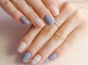 Маникюр 2019: изумительный серый нейл-арт