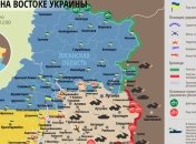 Карта АТО на востоке Украины (21 февраля)