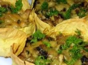 Рецепт дня: грибная запеканка в лаваше