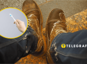 Сліди солі на взутті