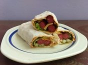 Шаурма с колбасками