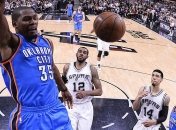 "Оклахома" с разницей в одно очко обыграла "Сан-Антонио"