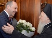 Парубий рассказал, о чем он говорил со Вселенским Патриархом