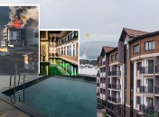 В Буковеле горит отель