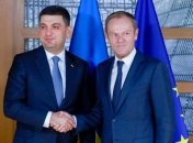 Гройсман на встрече с Туском: Мы рассчитываем на твердую поддержку в будущем