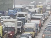 Москва стоит в пробках под ледяным дождем