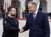 Володимир Зеленський та Анджей Дуда (зліва направо)