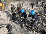 Наслідки ракетного удару у Грозі