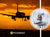 Літак у небі