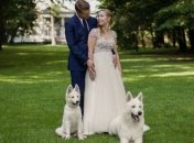 Красивая свадебная фотосессия с домашними любимцами (Фото) 