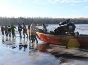 В Черкасской области на Днепре спасали 25 рыбаков