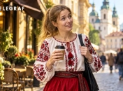 Украинка в Европе