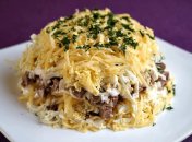 Торт-салат "Мужской каприз"