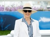 Мэрил Стрип одела красивый белый костюм в Каннах