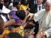 Папа Римский Франциск побывал в зоне боевых действий