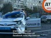 Двойное ДТП в Киеве: 5 пострадавших, в том числе полицейские