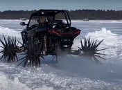 К зомби-апокалипсису готов: в США умельцы собрали необычный автомобиль для суровой зимы (видео) 