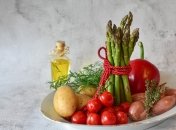 Овощи, пряности и масло