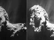 Зонд Rosetta показал темную сторону кометы  