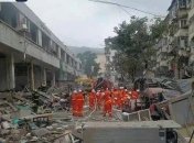 Многоэтажный дом с рынком разнесло взрывом в Китае: погибли минимум 11 человек (фото)