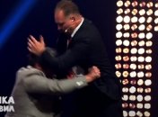 "Зеленое быдло": бывший и действующий нардепы устроили драку в прямом эфире (видео)