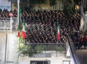 Італійці на мітингу