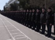 Часть экипажа бывшего флагмана чф рф крейсера "Москва"