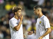 Жоау Феликс и Криштиану Роналду