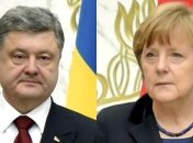 Порошенко и Меркель обсудили минский процесс и санкции против РФ