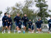 Тренировка сборной Украины