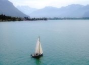 Следы древнего цунами на дне Женевского озера