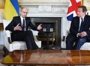 Яценюк встретился с премьер-министром Великобритании