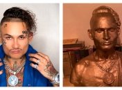 Россиянин похитил бронзовый бюст Моргенштерна за полмиллиона: инцидент попал на видео