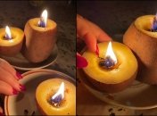 Свечку можно сделать своими руками за считанные минуты