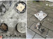 Части вражеского БПЛА