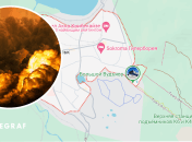 Огонь охватил огромную площадь