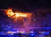 Пожар в "Крокусе" бушует на площади 13 тысяч кв/м