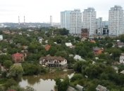 Жилой массив "Осокорки" из-за ливней снова "плавает"