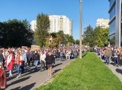 Протесты в Беларуси: правозащитники сообщают о десятках задержанных 