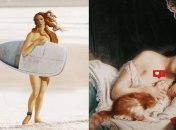 Художник поместил героев классических картин в современный мир (Фото)