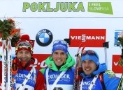 Биатлон. Результаты мужской спринтерской гонки в Поклюке