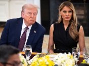 Дональд и Мелания Трамп во время ужина в Белом доме