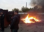 В Кропивницком сожгли токсичные отходы под открытым небом